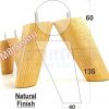 4x WOOD FURNITURE CHAIR LEGS M8(8mm) REPLACEMENT SOFA / SETTEE FEET 135mm HIGH - Image 20