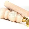 2x Furniture Castor Legs & 2x Angled Solid Wooden Feet M8 Chairs Sofa 250mm High - Image 8