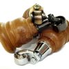 4x WOOD FURNITURE SOFA LEGS M8(8mm) REPLACEMENT CHAIR WITH CASTORS 165mm HIGH - Image 5