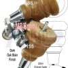 4x WOOD FURNITURE SOFA LEGS M8(8mm) REPLACEMENT CHAIR WITH CASTORS 165mm HIGH - Image 12
