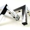 4x Metal Chair Corner Furniture Sofa Leg 155mm High Replacment Cabinet Feet Pre-Drill for Screws - Image 4