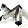 4x Metal Chair Corner Furniture Sofa Leg 155mm High Replacment Cabinet Feet Pre-Drill for Screws - Image 5