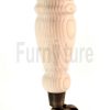 4x Turned Wood Furniture Castor Leg M8 Replacement Feet Chairs Stools Sofa 250mm - Image 9