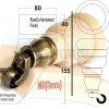 SOLID RAW WOOD BRASS CASTOR FURNITURE CHAIR LEGS M8(8mm) SOFA FEET 155mm HIGH