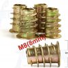 4x Turned Wood Furniture Castor Leg M8 Replacement Feet Chairs Stools Sofa 250mm - Image 44
