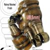 4x SOLID WOOD FURNITURE LEGS M8 REPLACEMENT ANTIQUE BRASS CASTOR FEET 155mm HIGH - Image 21