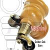 4x SOLID WOOD FURNITURE LEGS M8 REPLACEMENT ANTIQUE BRASS CASTOR FEET 155mm HIGH - Image 24