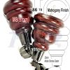 4x SOLID WOOD FURNITURE LEGS M8 REPLACEMENT BLACK CHROME CASTOR FEET 155mm HIGH - Image 25