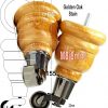 4x SOLID WOOD FURNITURE LEGS M8 REPLACEMENT BLACK CHROME CASTOR FEET 155mm HIGH - Image 24