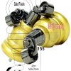 4x SOLID WOOD FURNITURE LEGS M8 REPLACEMENT BLACK CHROME CASTOR FEET 155mm HIGH - Image 22
