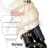 4x SOLID WOOD FURNITURE LEGS M8 REPLACEMENT BLACK CHROME CASTOR FEET 155mm HIGH - Image 37